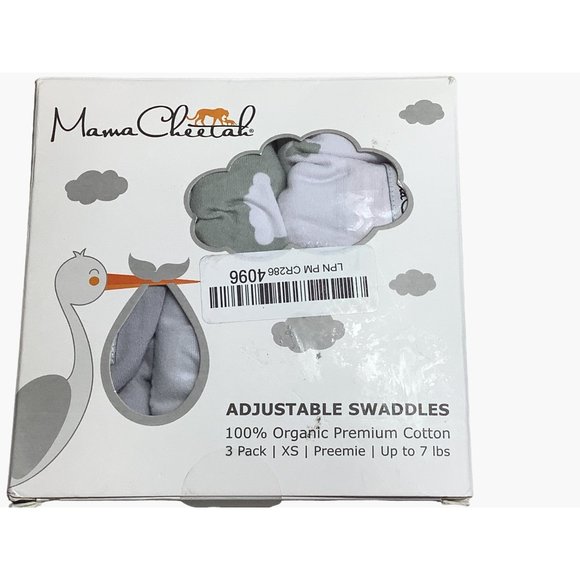 3 pack Mama Cheetah Baby Swaddle Sleep Sack Adjustable Preemie Wrap Light - Picture 9 of 10